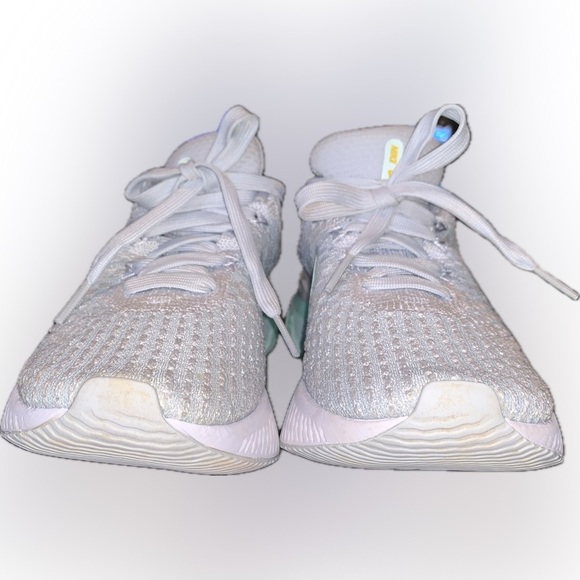 Nike FlyKnit 3 React Infinity Run Street Running Shoes Mint Pure Platinum Foam 7 - Picture 8 of 12